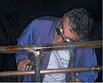 Winfried Franz bei der Firmengründung 1998